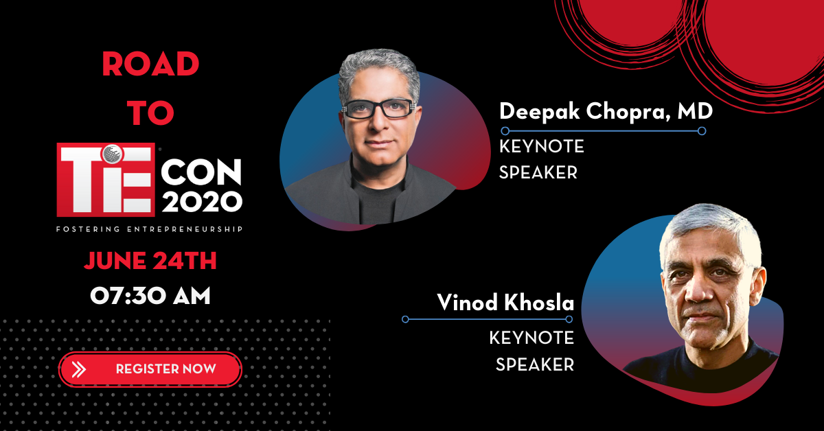 Successful launch of TiE Silicon Valley’s “Road to TiEcon” with Deepak