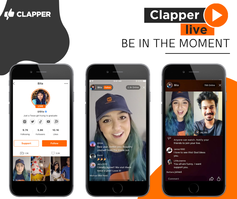 Media tech Company, Clapper Media Group Inc, launches live streaming services for improved content creation
