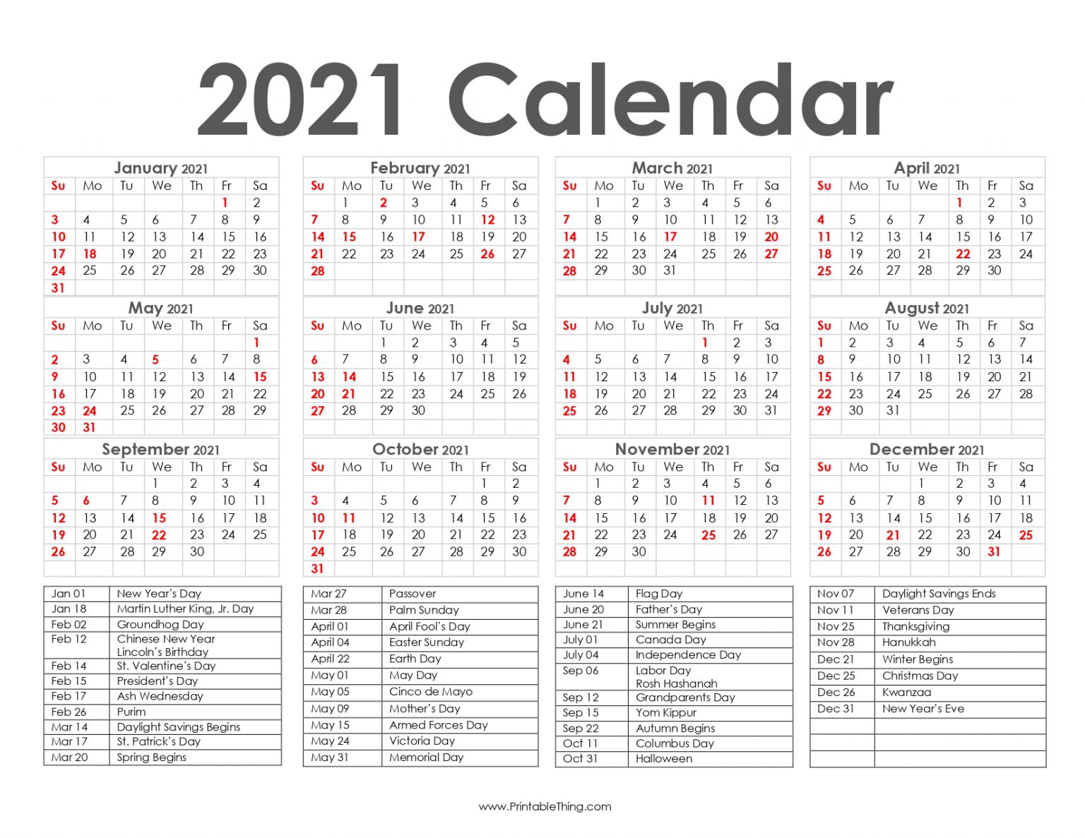 Get Access to A Different Type of 2021, 2022 Calendar Printable PDF Templates