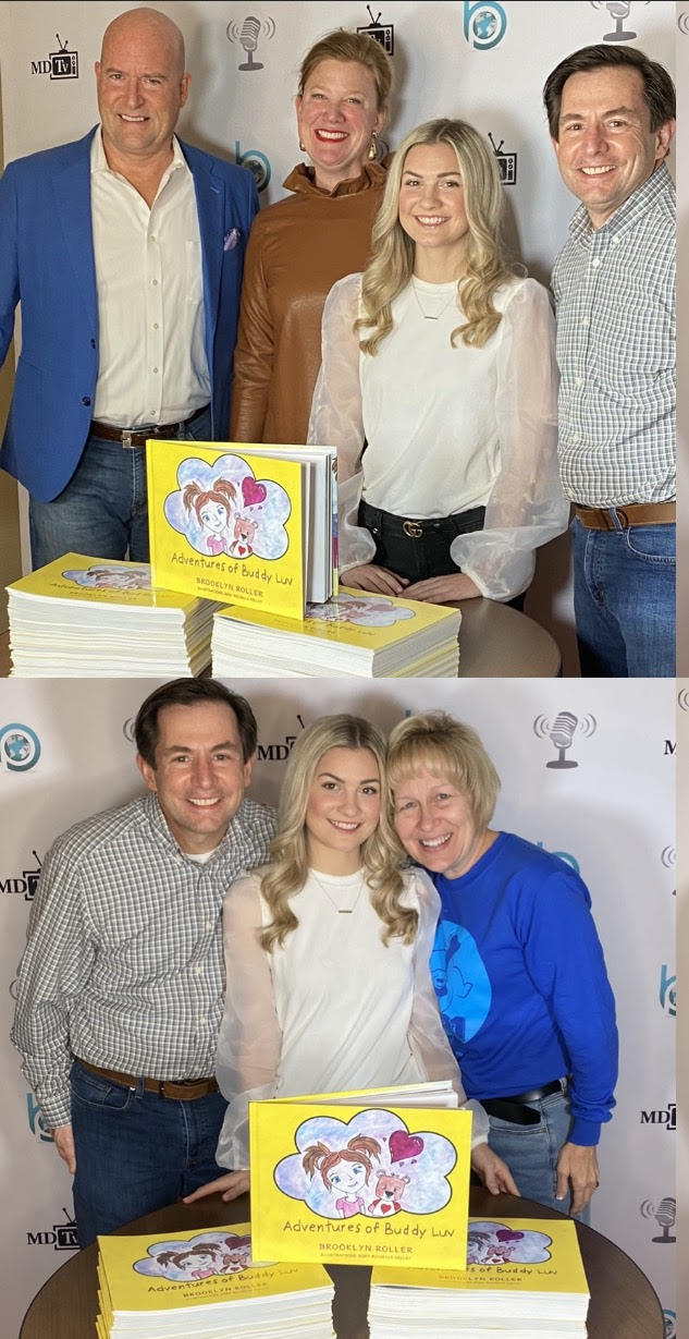 Children's Book Author Brooklyn Roller and Publisher Michael D. Butler Present 80 Children’s Books to Benji Langley Children's Book Author Brooklyn Roller and Publisher Michael D. Butler Present 80 Children’s Books to Benji Langley