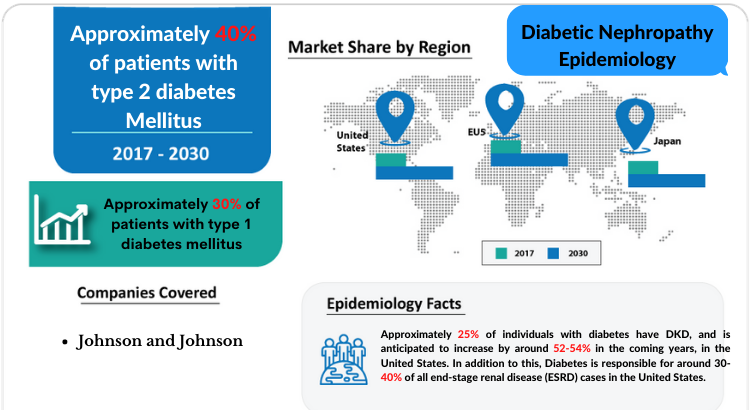 Diabetic Nephropathy Epidemiology report covers the descriptive overview of Diabetic Nephropathy, explaining its facts, and symptoms