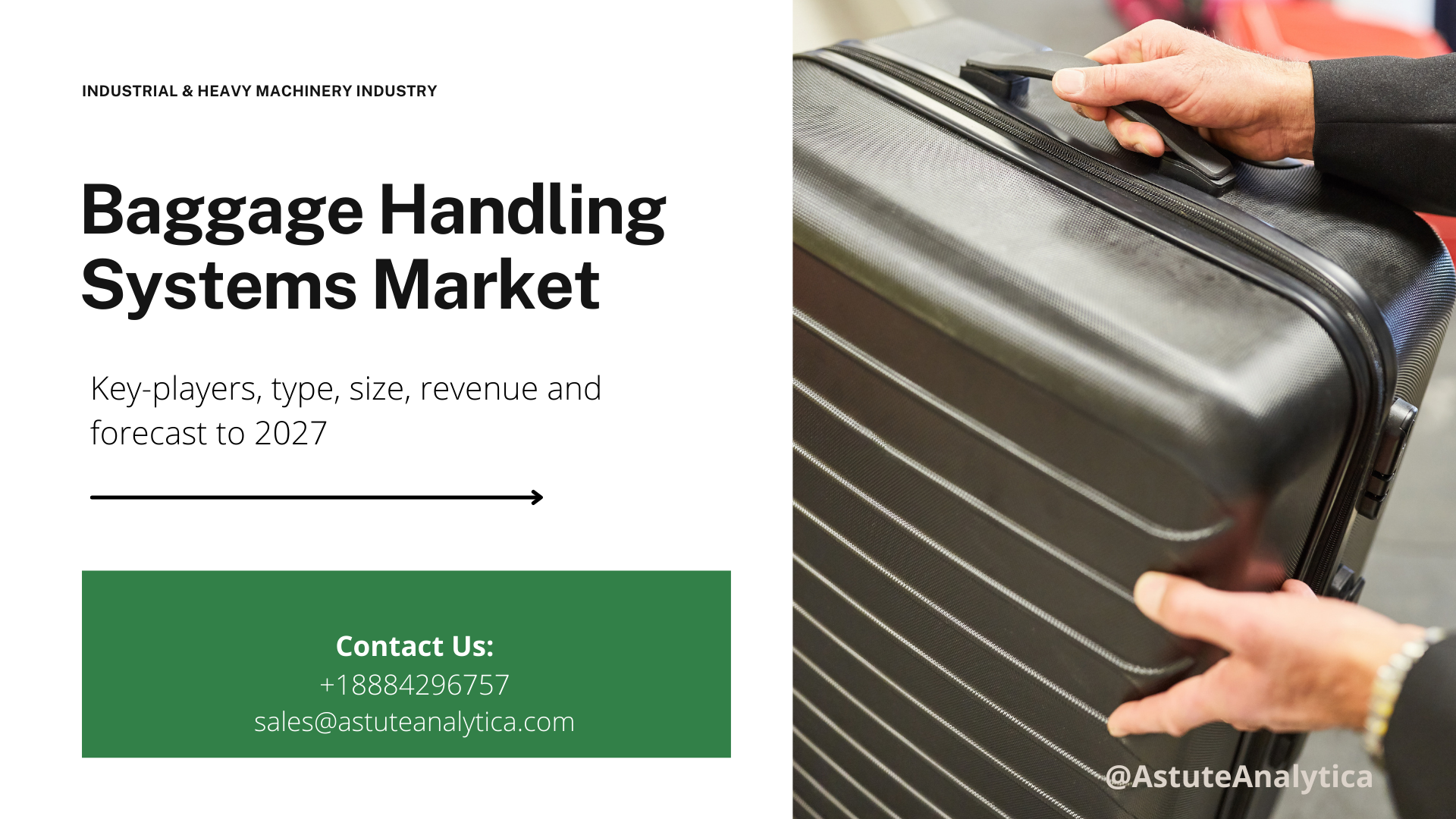 Baggage handling systems market key-players, type, size, revenue and forecast to 2027