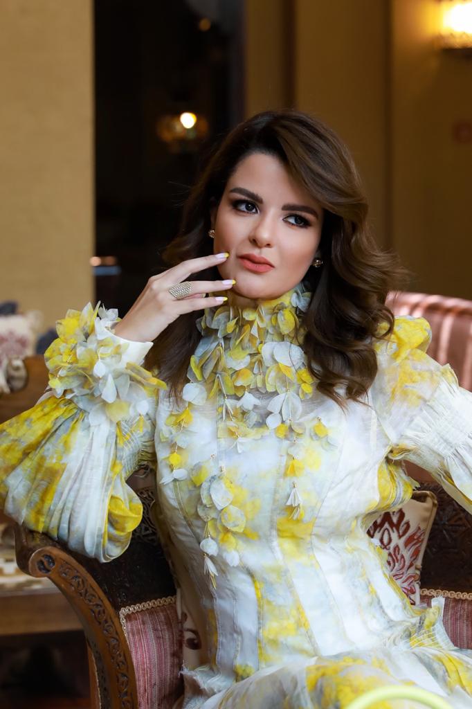 Sarah Abdallah, one of the most influential Arab fashion icons