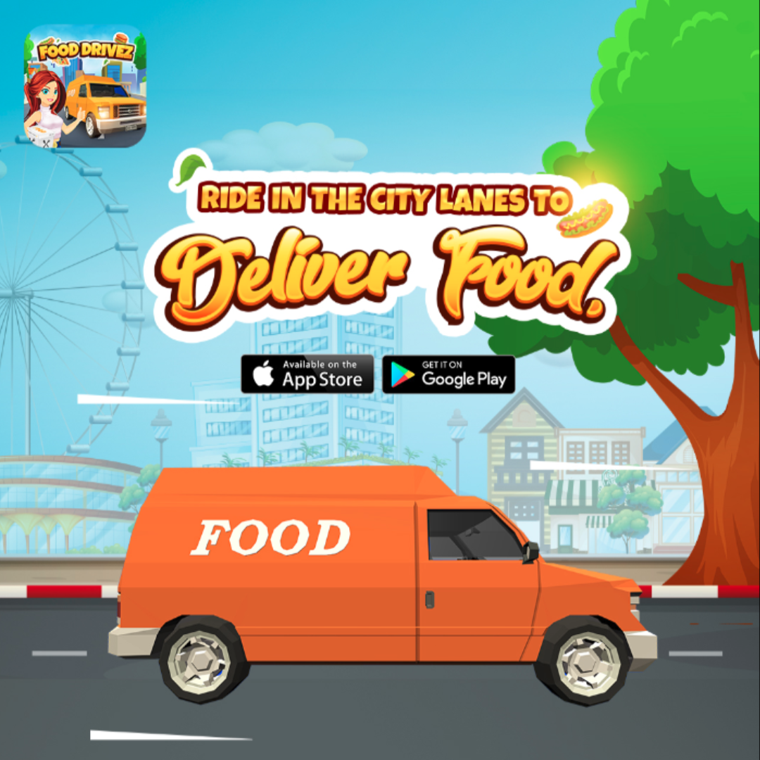 Play Favourite Food Delivery Game on Mobile to defeat hunger in the Real World - Food DriveZ