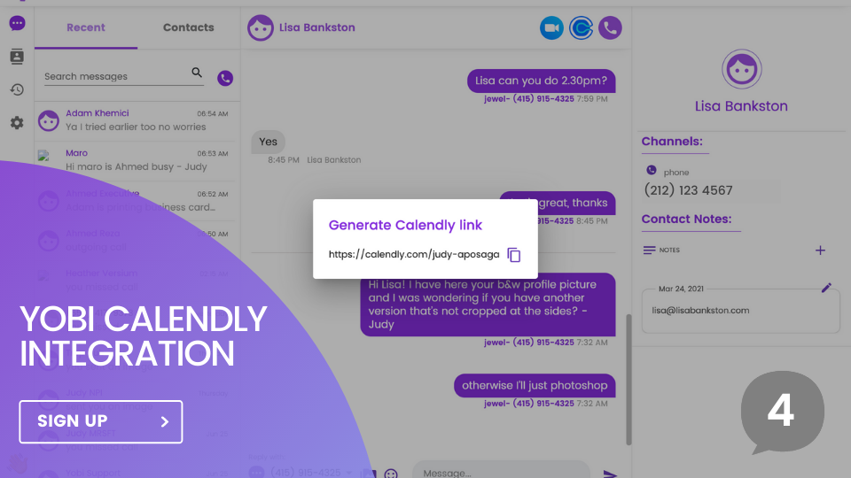 Yobi Announces The Release Of A New Integration With Calendly