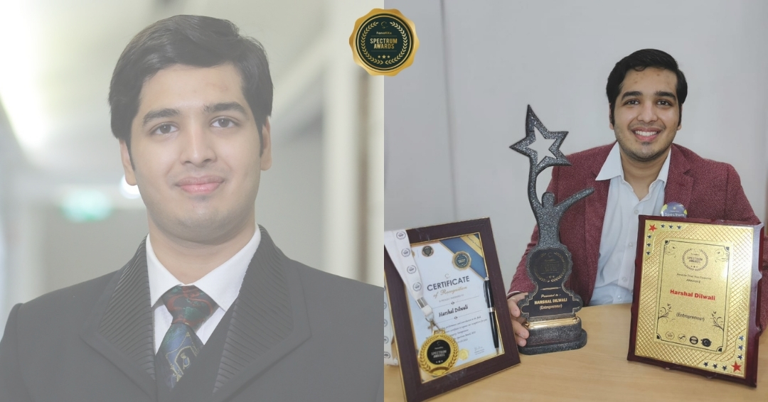 Being a Teenager to The Youngest successful director and entrepreneur, Mr.Harshal Dilwali, awarded by FanatiXx Spectrum Awards 