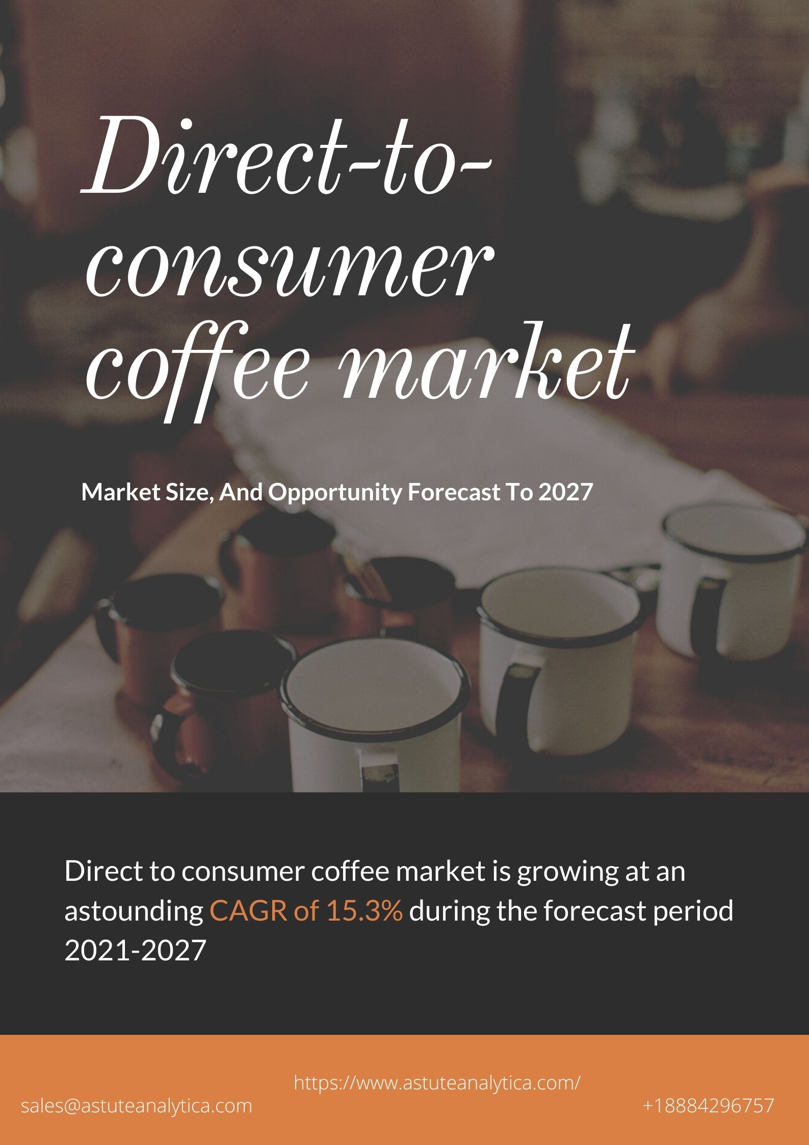 Exclusive research report on Direct-to-consumer coffee market 2021; Major players- Bean Box, Blue Bottle, Craft Coffee, Gevalia, Nestle, etc