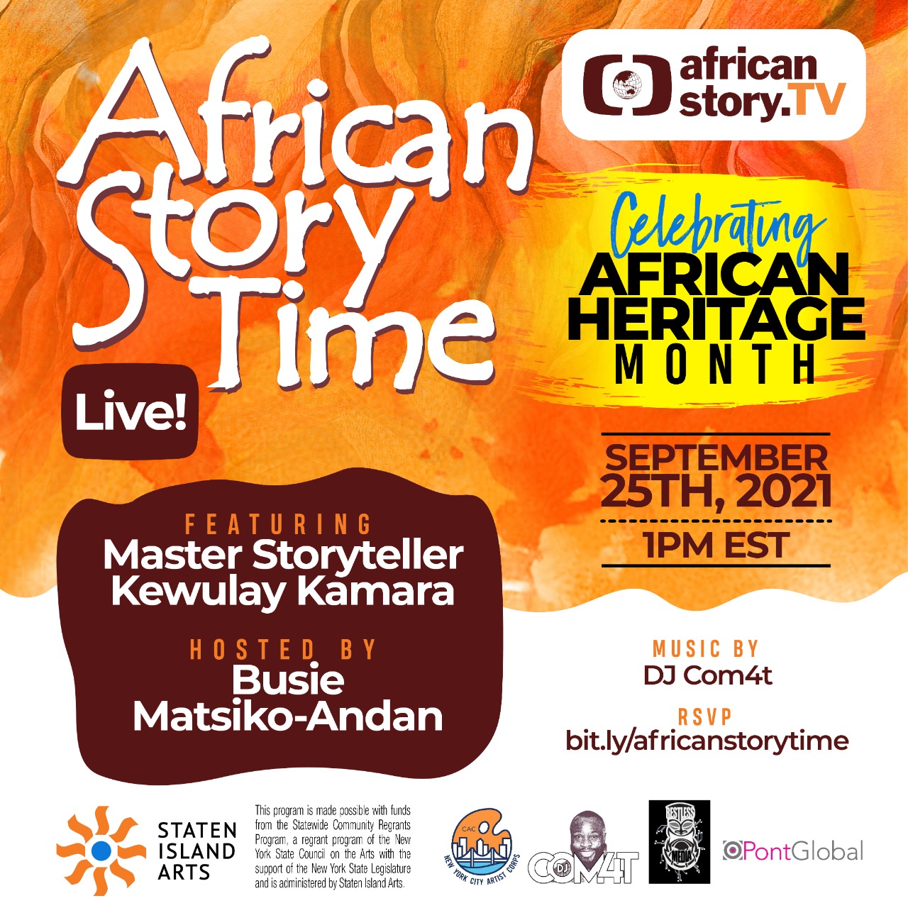 Africanstory.Tv Celebrates African Heritage Month With A Live Storytelling Broadcast