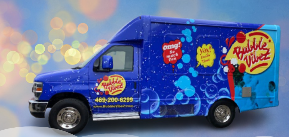 Bubble Vibez Launches One of a kind Bubble & Foam Truck Services across Dallas and Environs