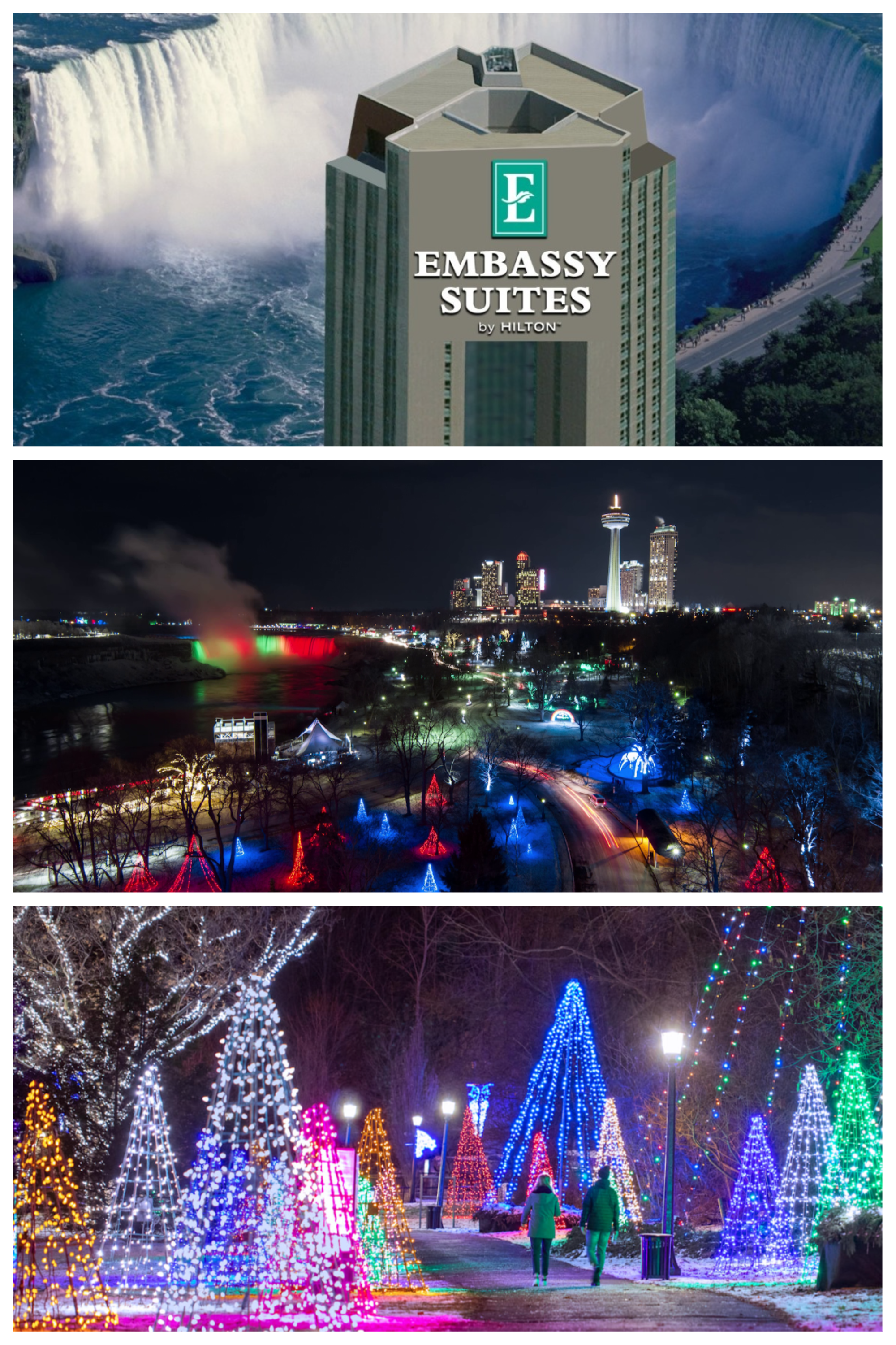 Niagara Falls Winter Festival Of Lights: Embassy Suites Hotel Offers A Special Package With A Special View