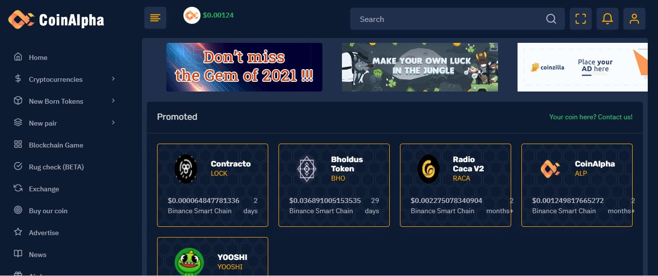 CoinAlpha Has A Capacity To Become A Top Crypto Coin Promotion Platform In The Near Future