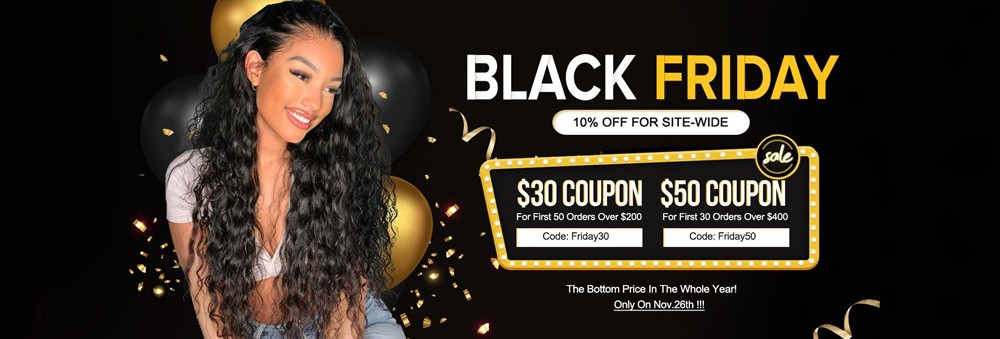 Discounts On Black Friday Wig Sale At Yolissa Hair