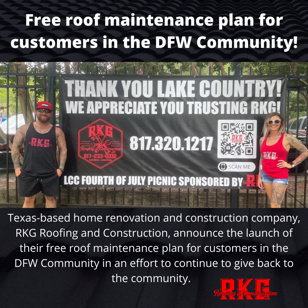 RKG Roofing and Construction Continue To Give Back To The DFW Community 