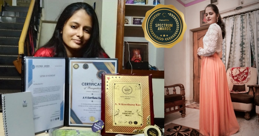 Keerthana Rao: Honored with the Spectrum Budding Writer Award