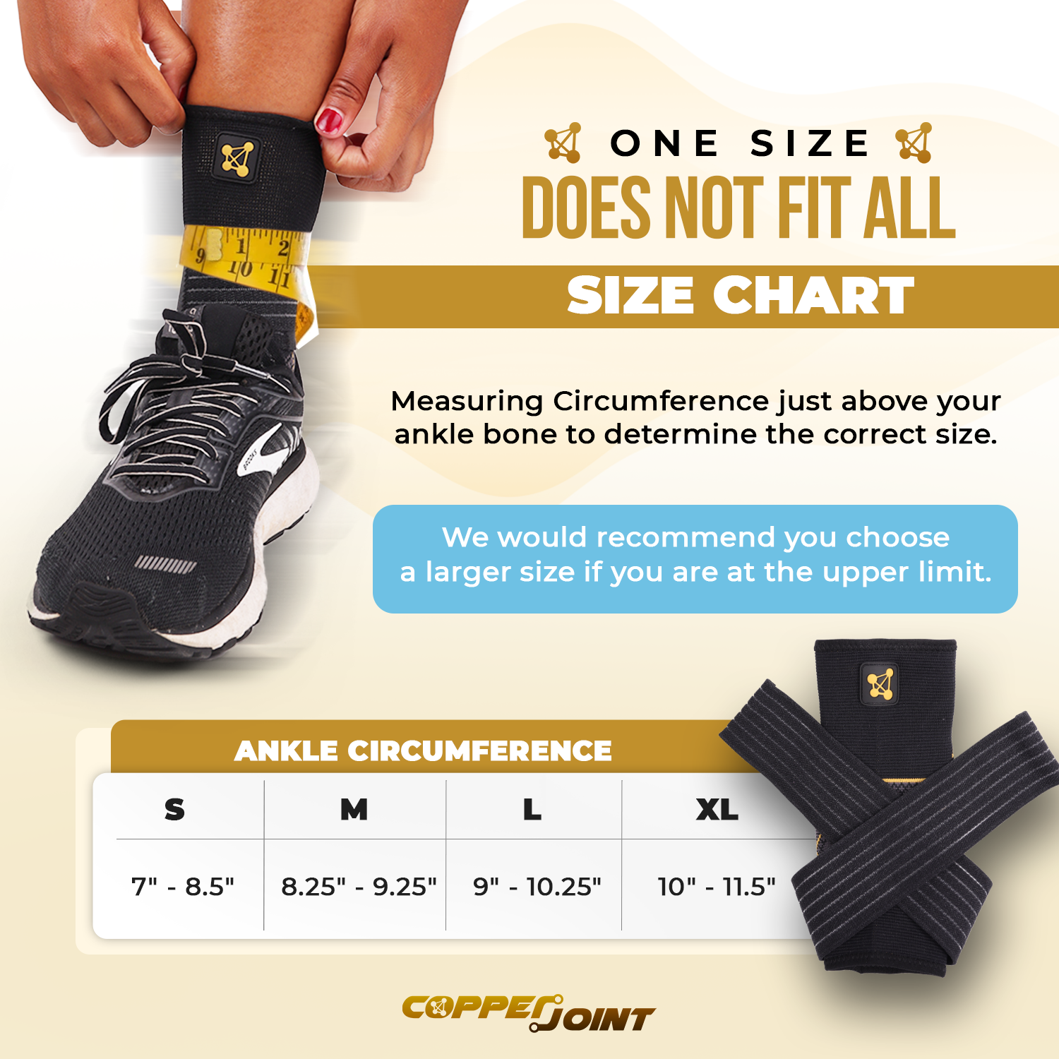 Patients With Ankle Injuries Uses CopperJoint Copper-Infused Ankle Compression Sleeve To Speed Up Recovery