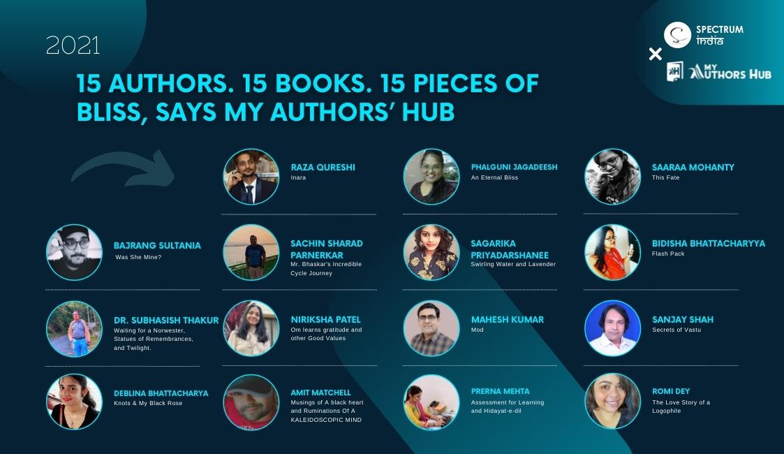 My Authors’ Hub appreciates 15 Authors for their Outstanding Reads