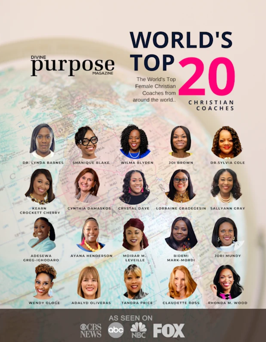 Divine Purpose Magazine Reveals Names of The World's Top 20 Christian Coaches To Work With In 2022