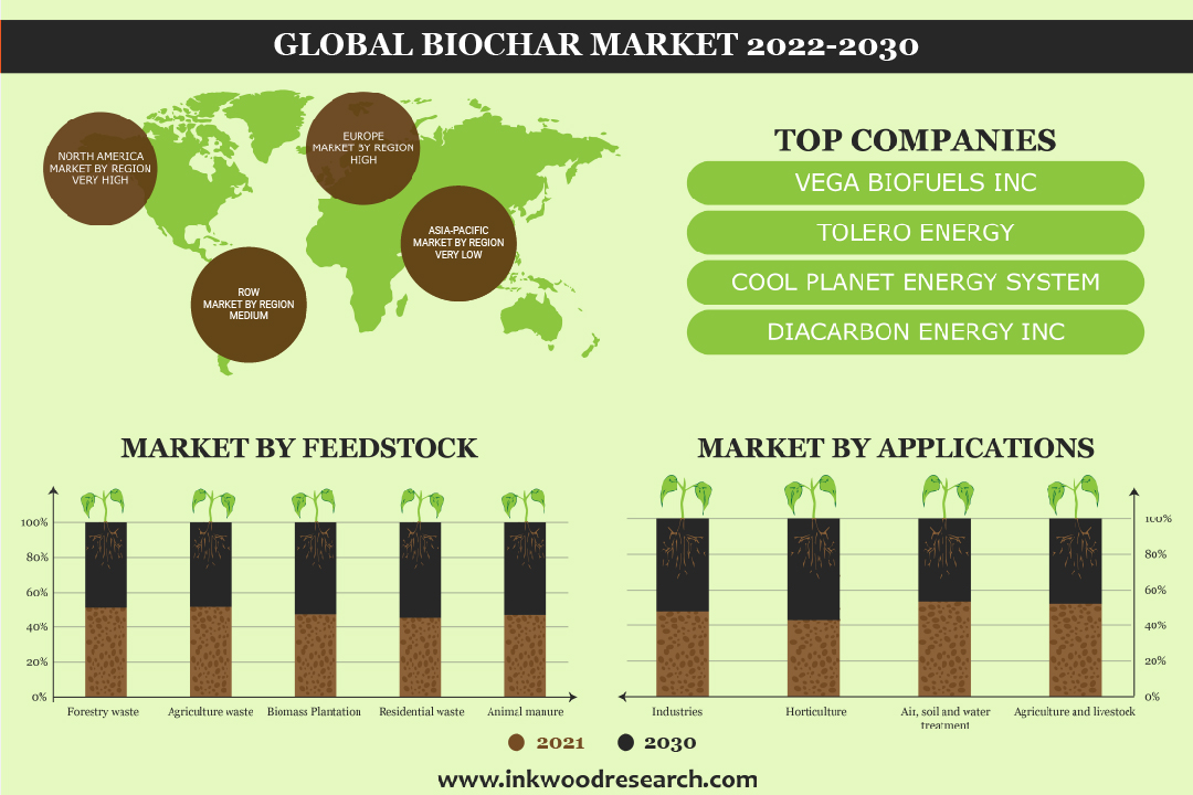 Feedstock Abundance and Availability conducive to Global Biochar Market Growth
