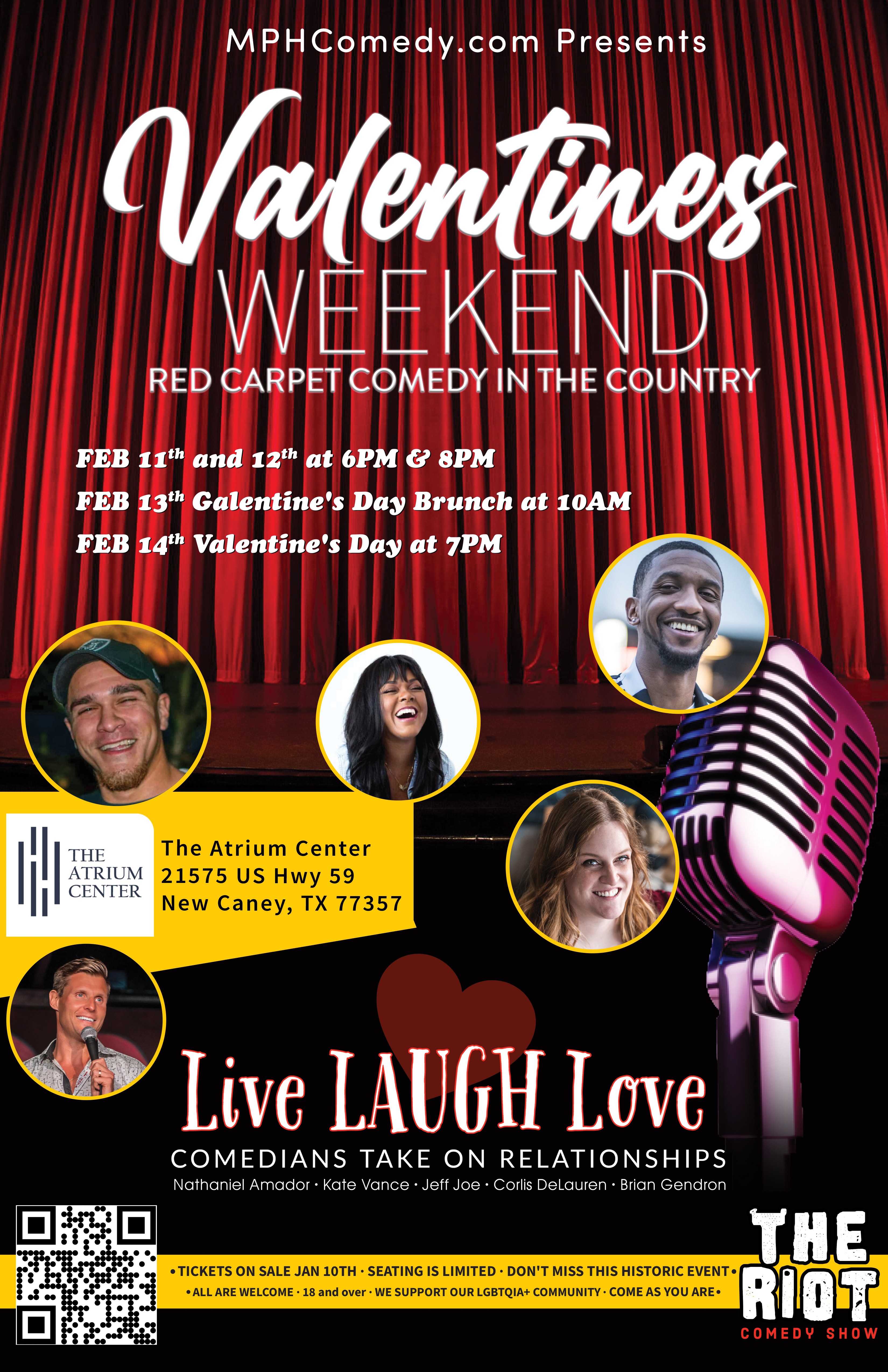 MPH Entertainments LLC Starts Ticket Sales To Inaugural Comedy Show