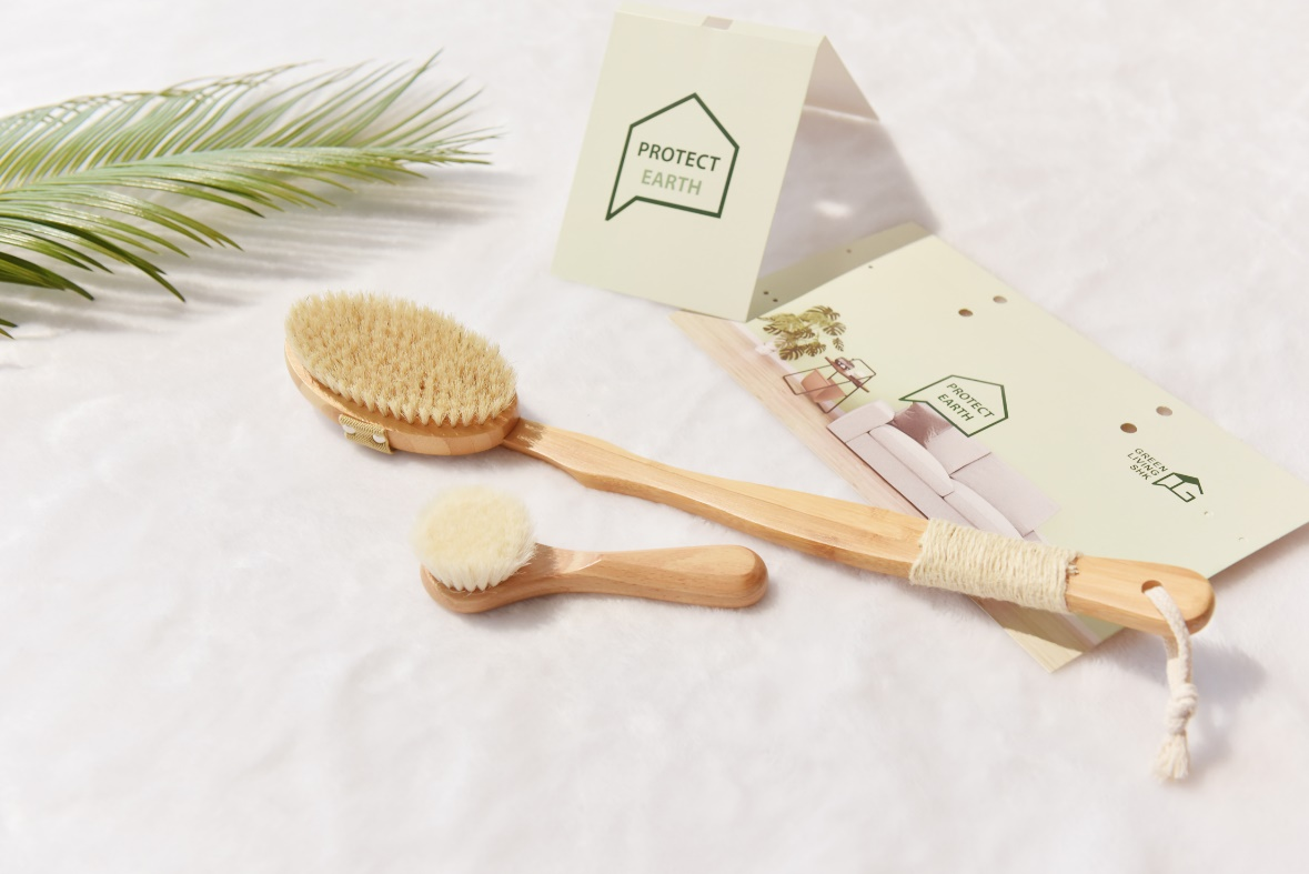 Green Living SHK Provide Wooden Cleaning Brush Set