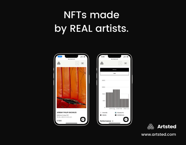Investing in NFTs made by real artists made possible by Artsted.com