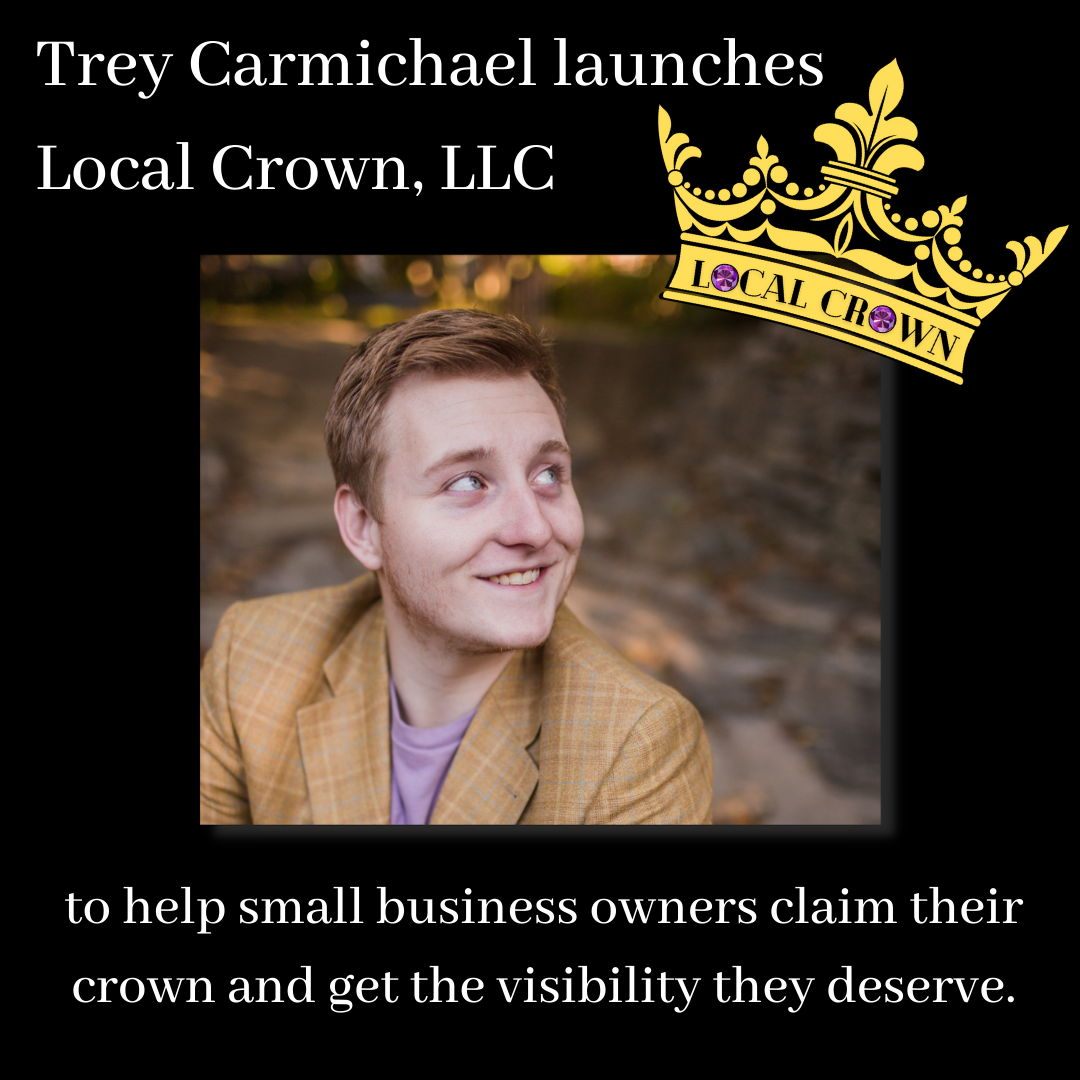 Trey Carmichael and Djemilah Birnie found Local Crown, LLC to continue helping business owners and non-profit organizations