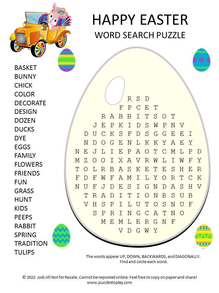 Puzzles To Play Launches Free Easter Printable Puzzles For Kids Digital Journal
