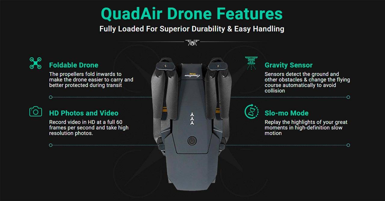 Quad Air Drone Reviews (2022 Update): Pros, Cons and Where to Buy QuadAir Drone?