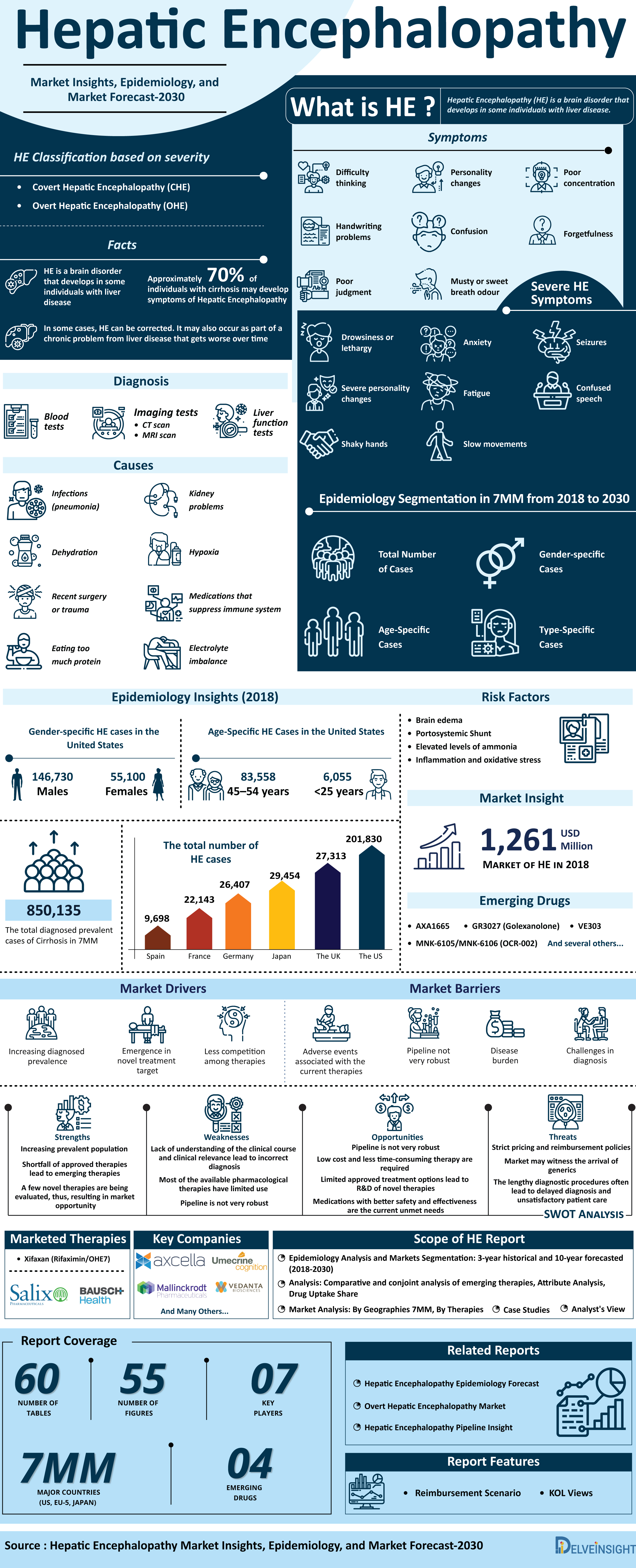 Hepatic Encephalopathy Market is Expected To Grow During The Forecast Period (2019-2032), DelveInsight