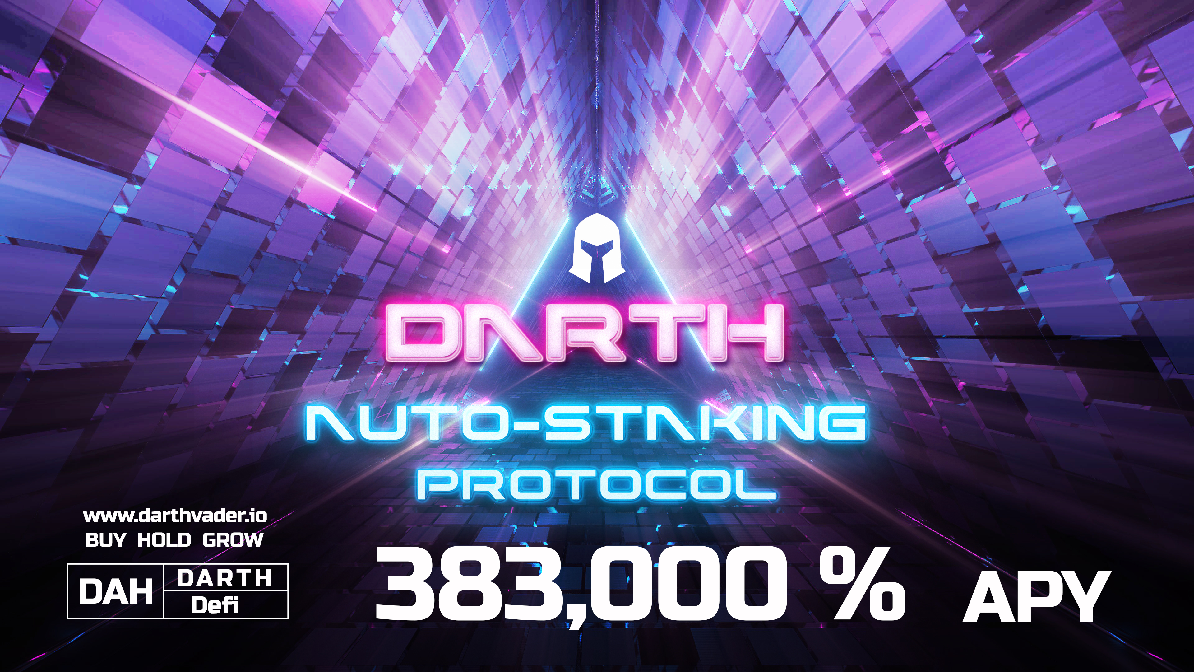 DARTH - Launches DeFi's Most Powerful Automatic-staking, gains up to 383,000% APY