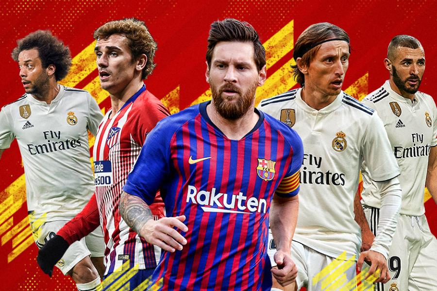 Top 10 best football players in La Liga