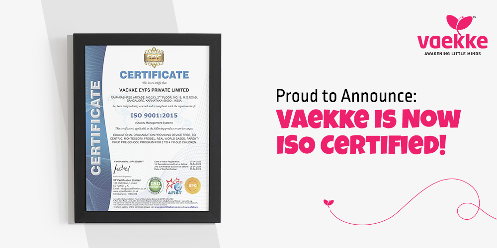 Proud to Announce: Vaekke is Now ISO Certified Proud to Announce: Vaekke is Now ISO Certified