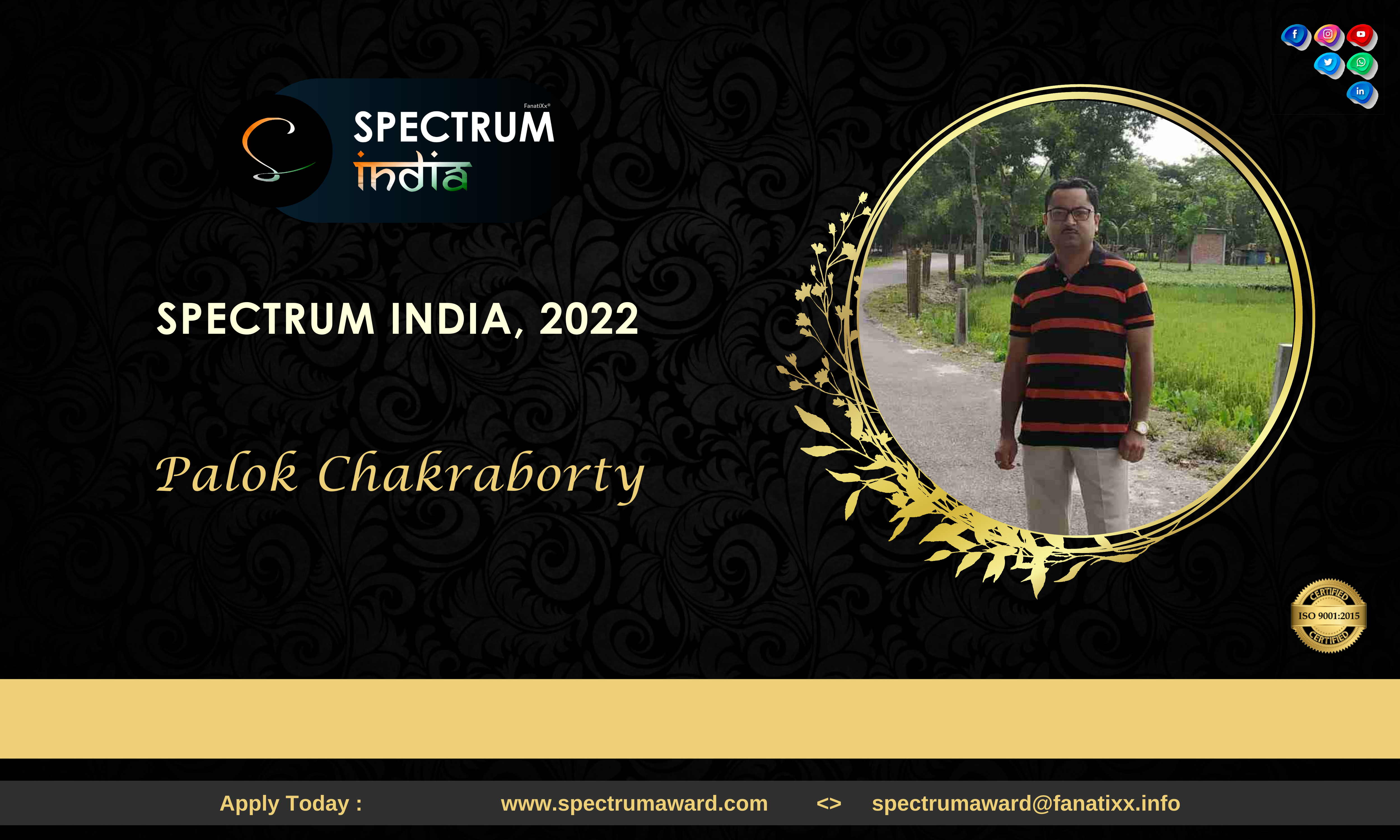 Life As An Adventure | Palok Chakraborty - Spectrum India, 2022