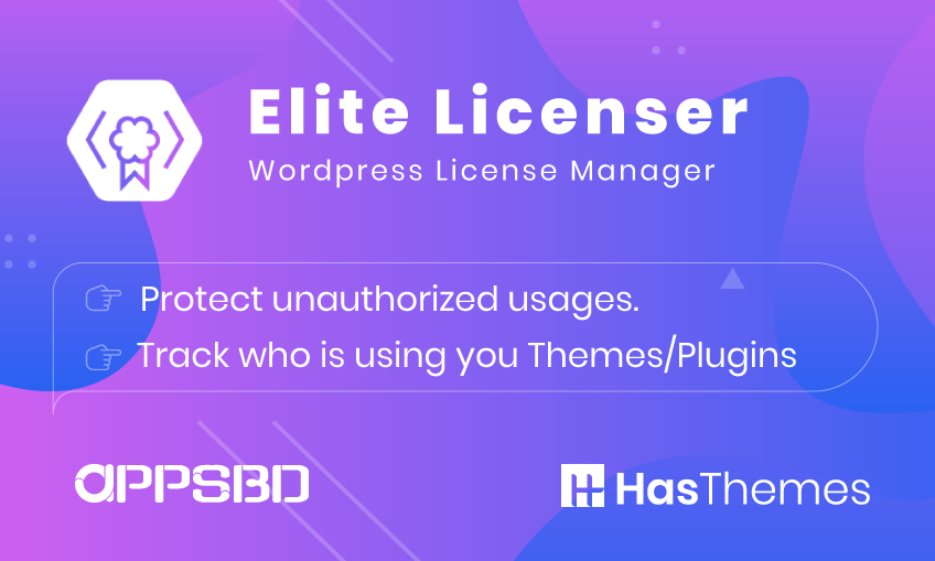appsbd launched software license manager for WordPress 