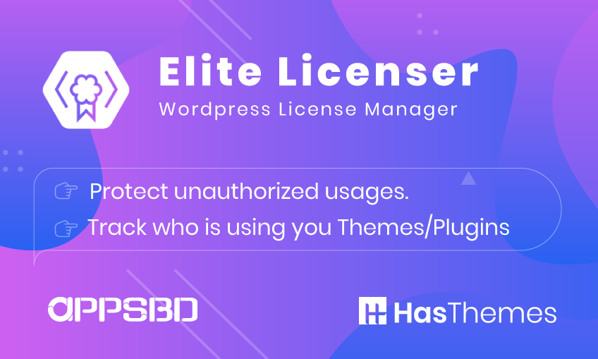 appsbd Launched Software License Manager for WordPress 