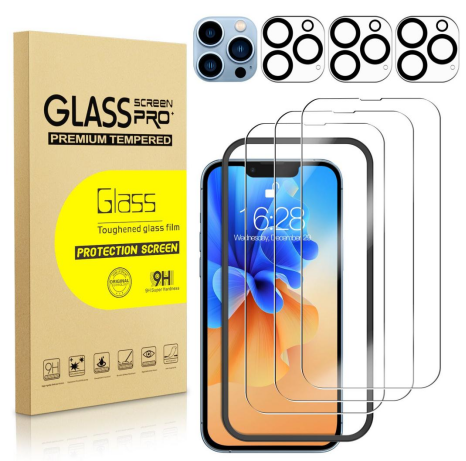 NatuBeau 3 Pack Screen Protector for iPhone 13 Pro Max 6.7" Rated as an Amazon Best Seller Product