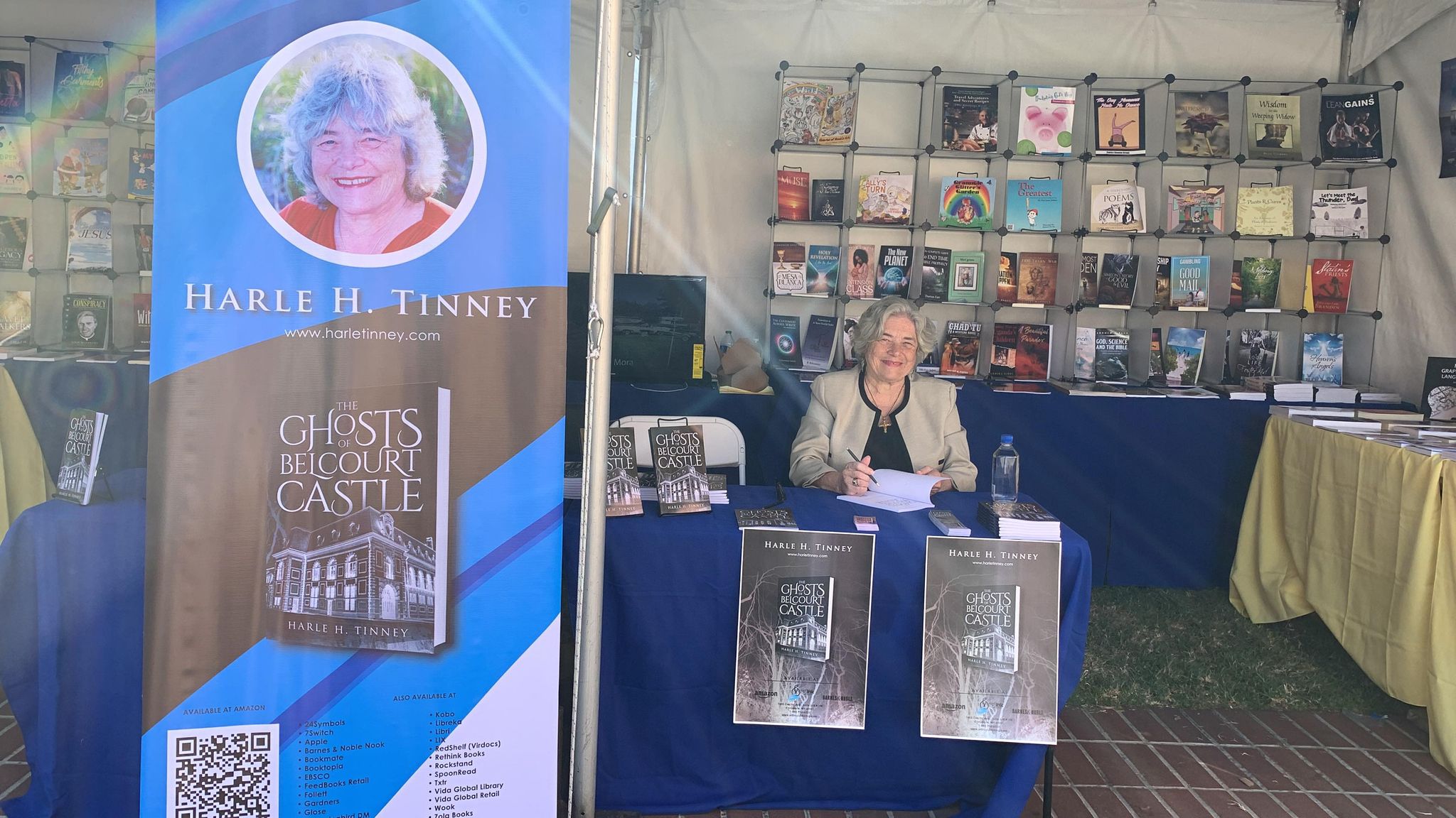 Author Harle H. Tinney at the Los Angeles Times Festival of Books
