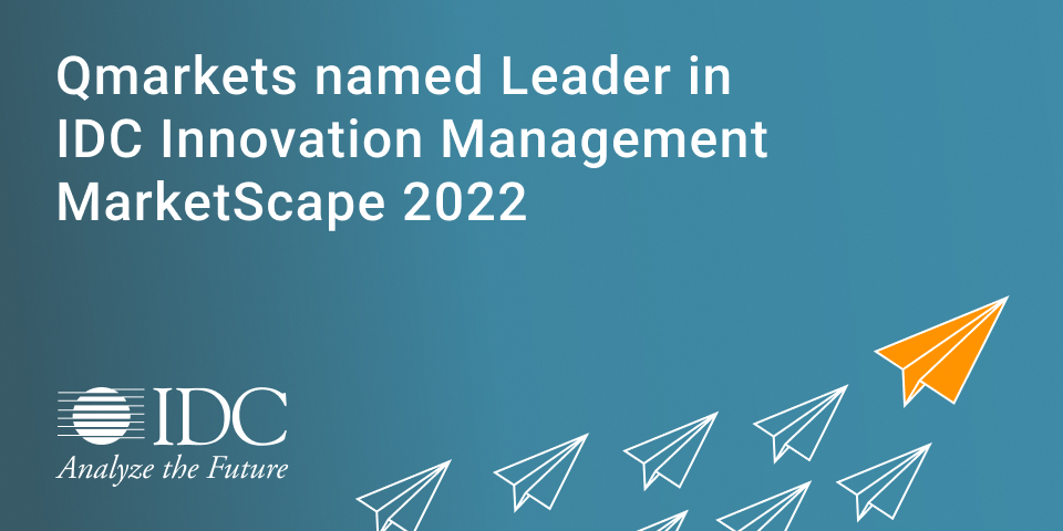 Qmarkets recognized as Leader in the 2022 IDC MarketScape for Worldwide Retail Innovation Management Platforms