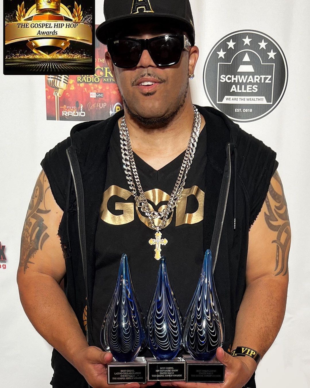 Christian hip-hop Artist, Producer Emcee N.I.C.E. nets Three Gospel Hip Hop Awards