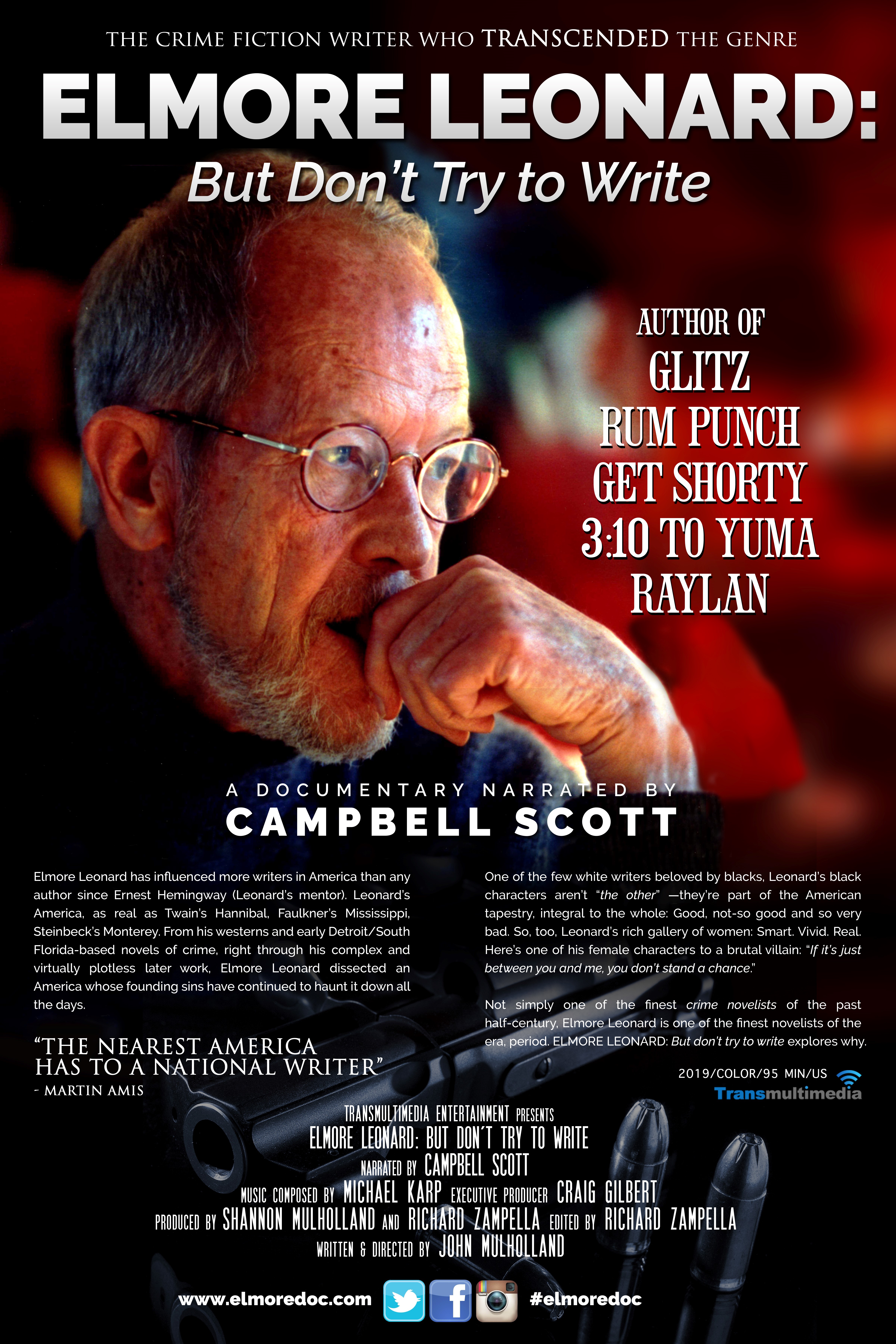 Documentary On Elmore Leonard to Be Featured at California Capital International Documentary Film Festival