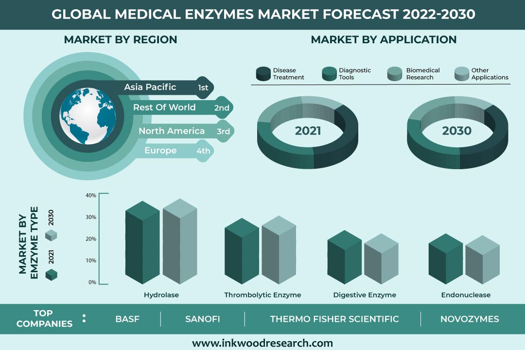 Increasing Prevalence of Chronic Diseases to Facilitate Global Medical Enzymes Market Growth