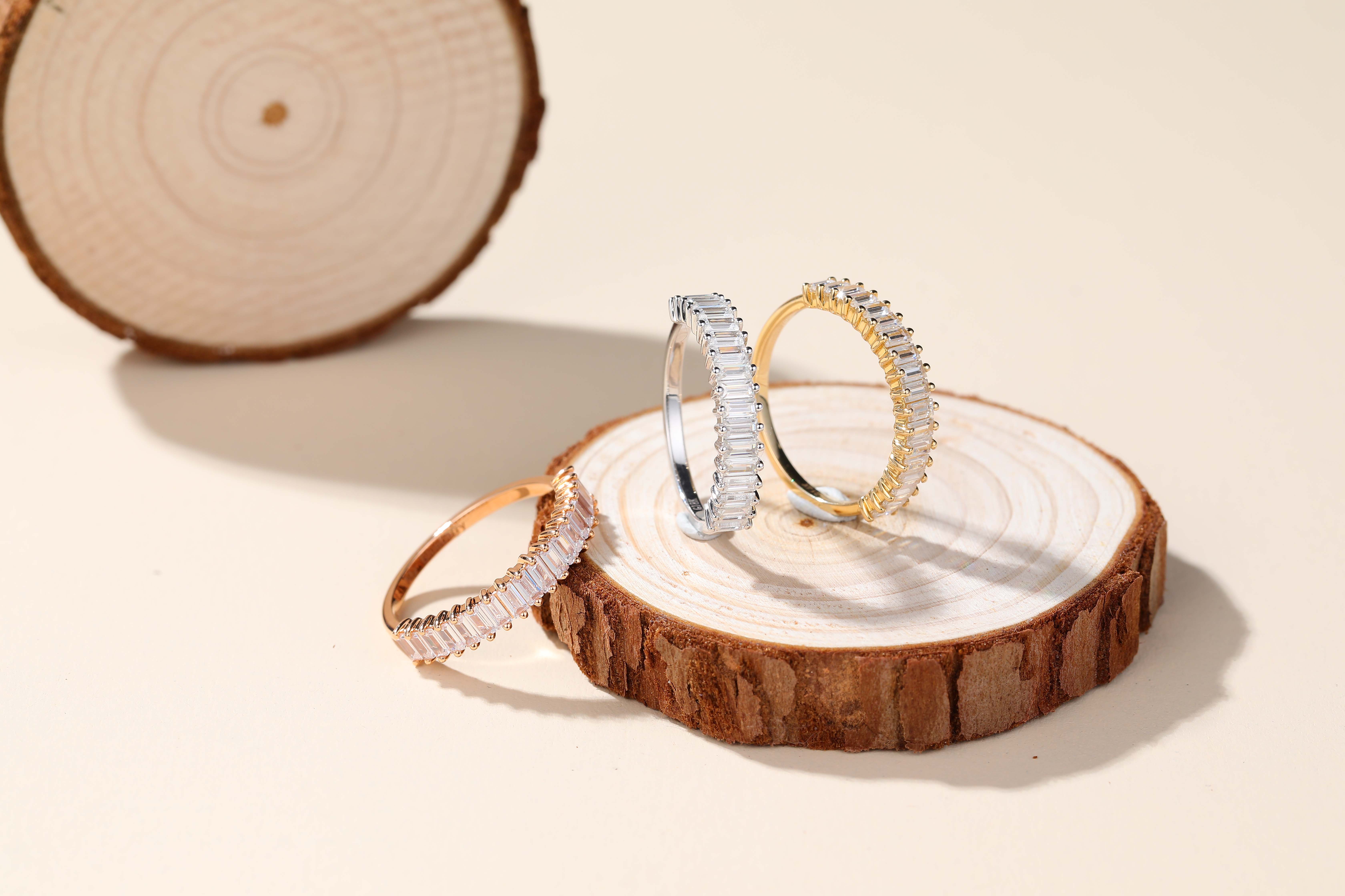 Moissanite Ring - Less Mining and Fewer Carbon Emissions
