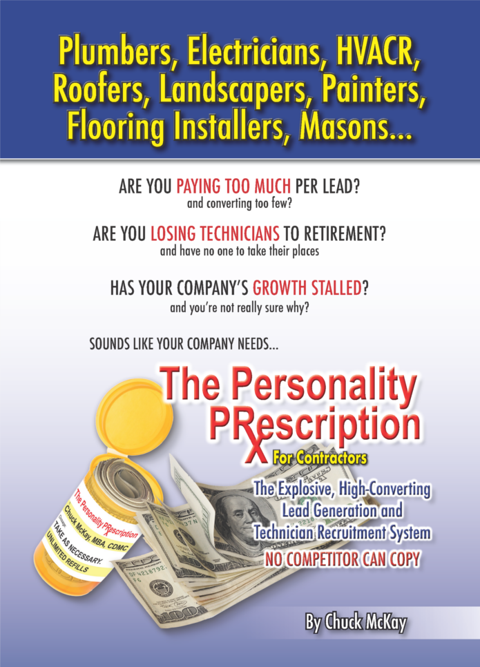 Chuck McKay Publishes ‘The Personality Prescription for Contractors,’ A Practical Guide To A High-Converting Lead Generation System For Local Businesses