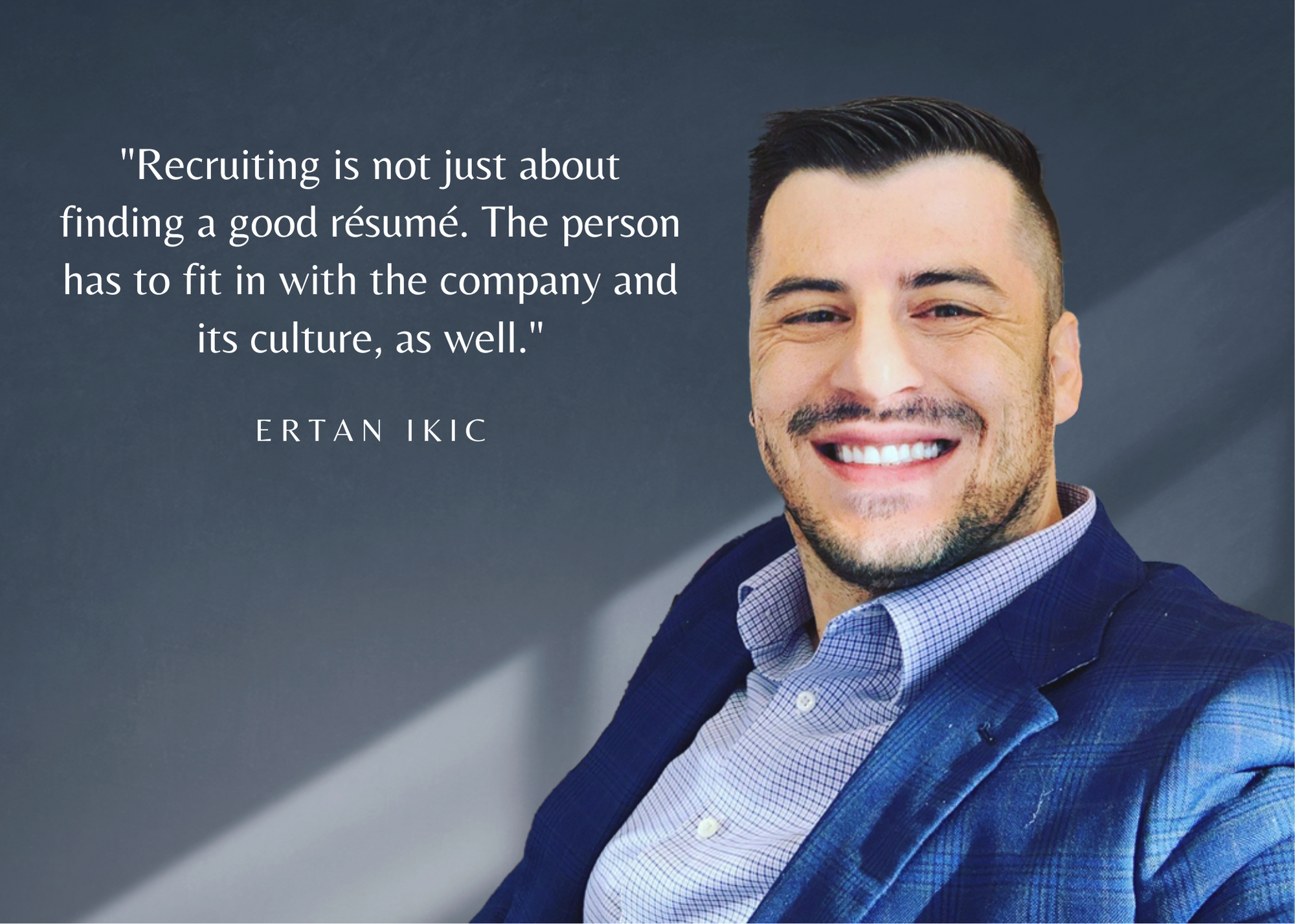 Ertan Ikic is the Subject of a New Interview