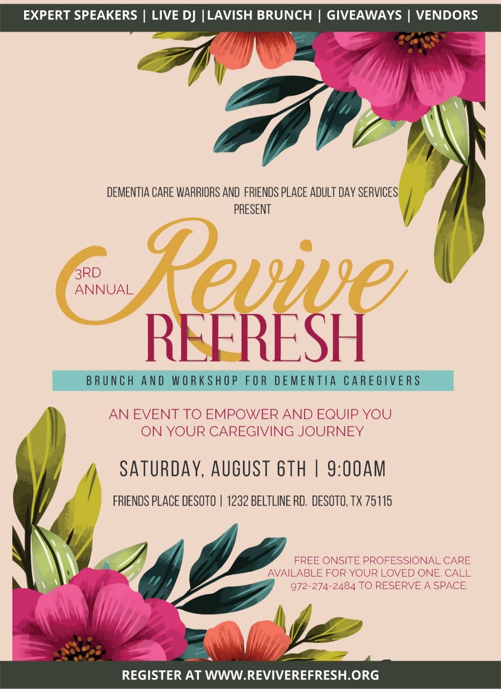 REVIVE REFRESH - A Brunch and Workshop for Dementia Caregivers