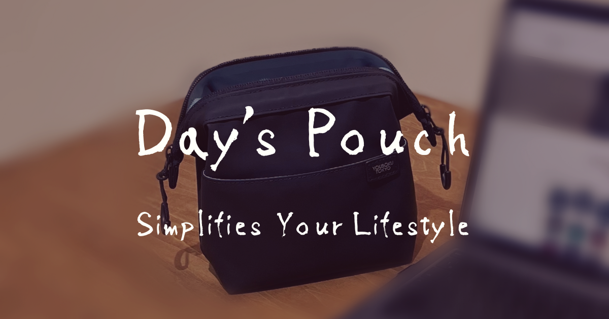 The "Days Pouch" with 9 pockets creates a new lifestyle.