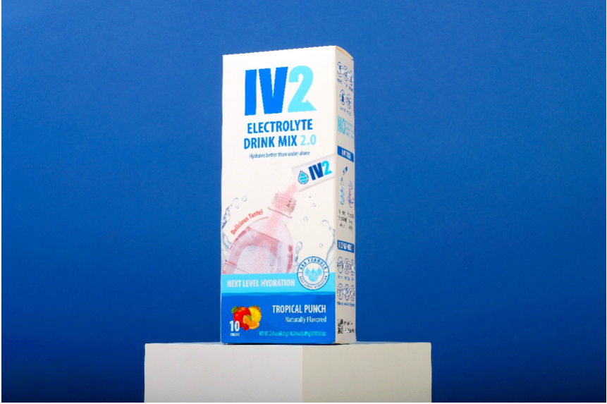 Former military doctor launches a next-level electrolytes drink mix ‘IV2’ on Kickstarter