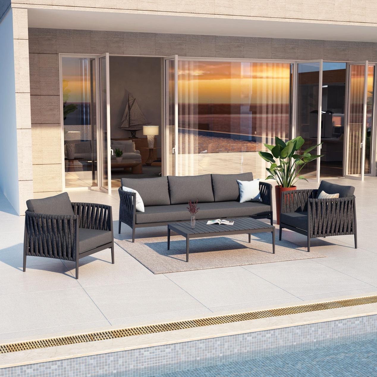 Baeryon's Launches a New Summer Outdoor Wicker Sectional Collection