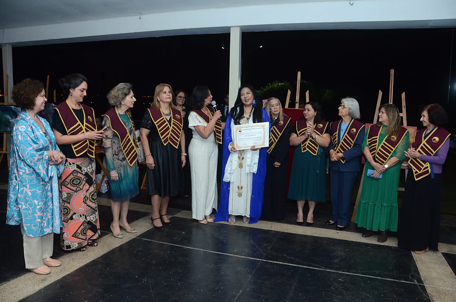 Sultana Maria Amor Receives Citizen of the World for Peace Award from Academia Internacional de Cultura of Brazil