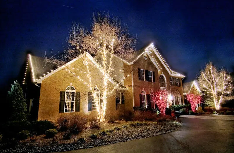 A fast and easy way to get the holiday lights up this year without the risk or pain of doing it